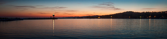 Grand Marais Sunset Panorama 2