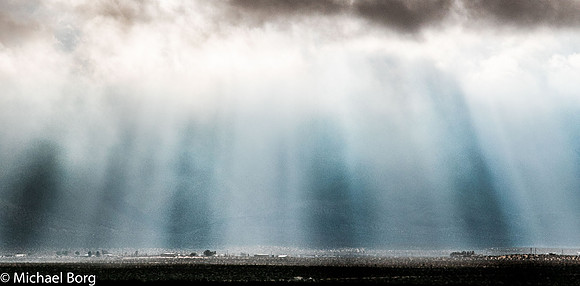 Mojave God Beams